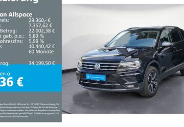 VW Tiguan Allspace 59.500 km 29.360 &euro; Bühl 77815